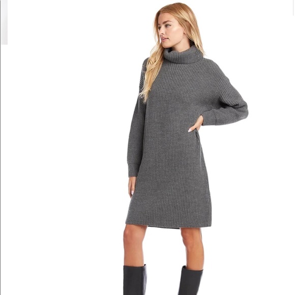 Karen Kane NWT TURTLENECK SWEATER DRESS - Picture 5 of 9